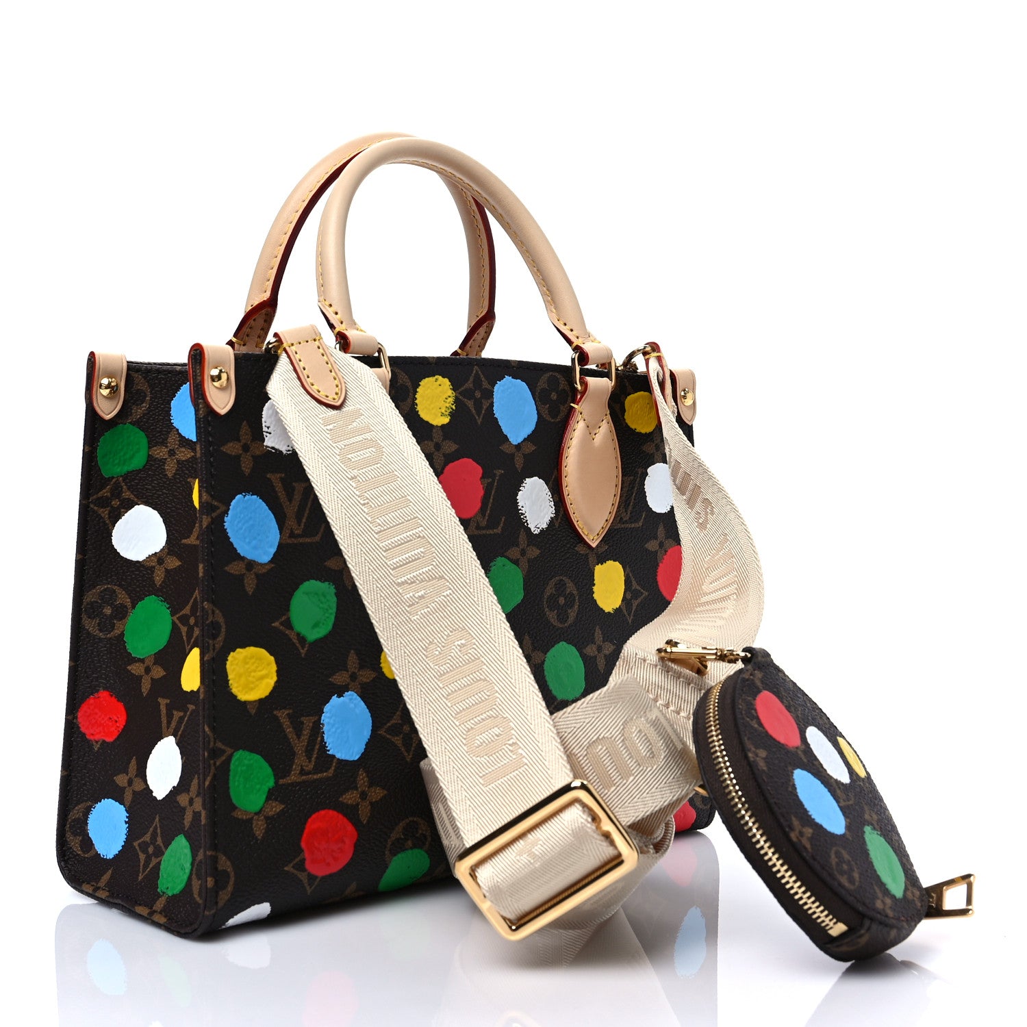 Louis Vuitton LV X YK Monogram Dots Onthego PM Multicolor 3 of 7