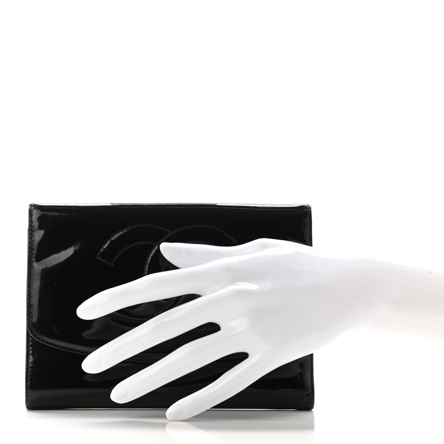Chanel Patent Timeless CC Wallet Black 2 of 8