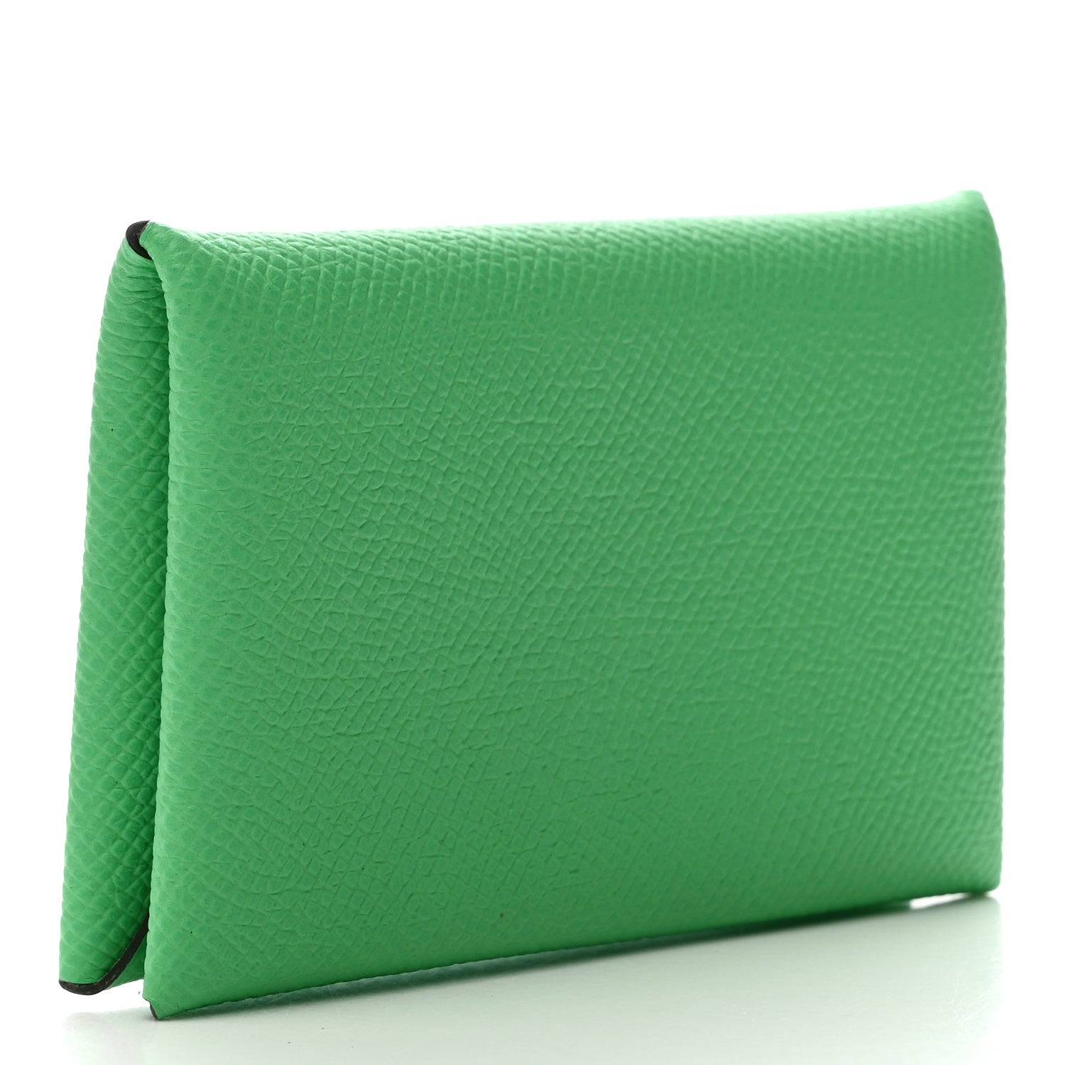 Hermes Epsom Verso Calvi Card Case Vert Comics Vert Fizz 3 of 8