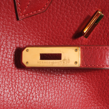 Hermes Fjord Birkin 40 Rouge 7 of 9