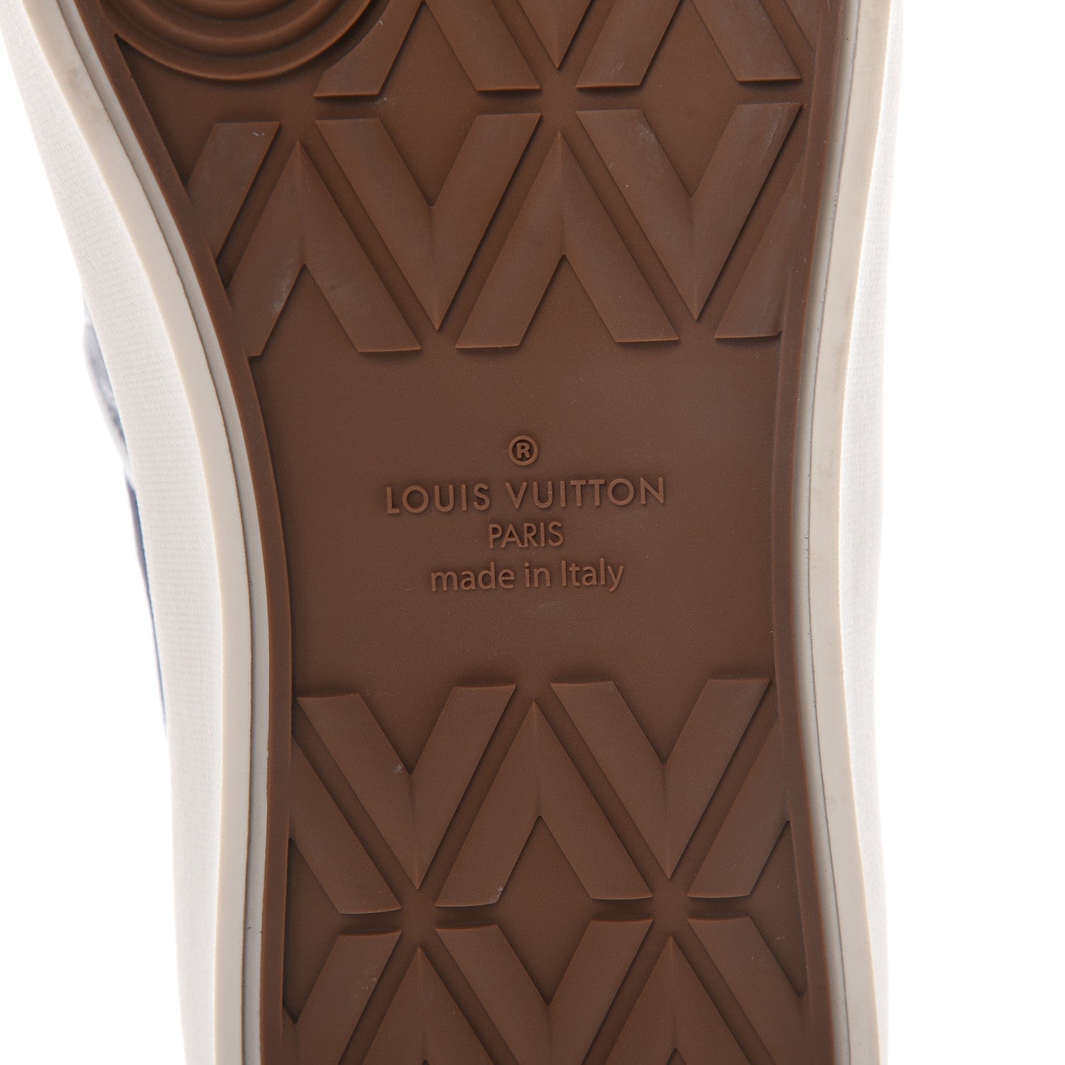 Louis Vuitton Savane Monogram Trocadero Slip On Sneakers 7.5 Encre 8 of 11