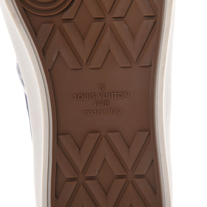 Louis Vuitton Savane Monogram Trocadero Slip On Sneakers 7.5 Encre 8 of 11