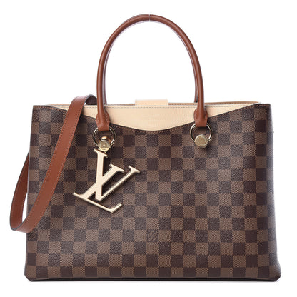 Louis Vuitton Damier Ebene LV Riverside Creme 1 of 10