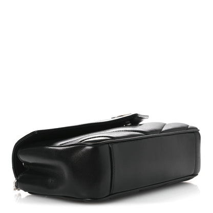 Saint Laurent Lambskin Chevron Quilted Small Loulou Black 5 of 13