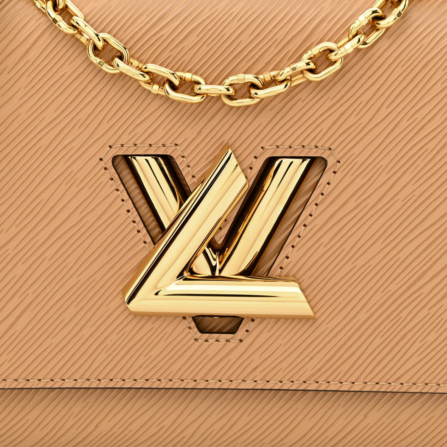 Louis Vuitton Epi Twist Shoulder Bag MM Camel 8 of 10