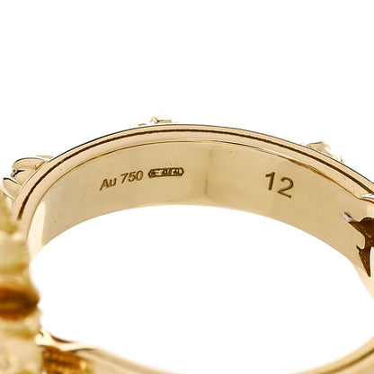 Gucci 18K Yellow Gold Diamond Flora Ring 52 6 6 of 6