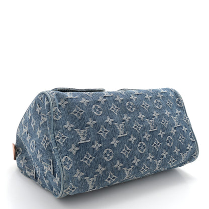 Louis Vuitton Monogram Denim Neo Speedy Blue 4 of 10