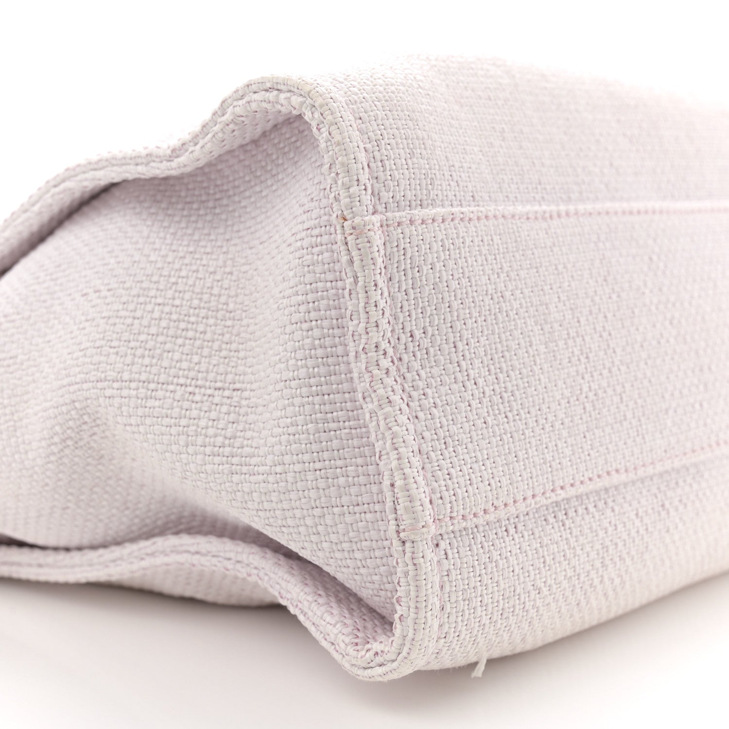 Chanel Woven Straw Raffia Small Deauville Tote Pink 9 of 12