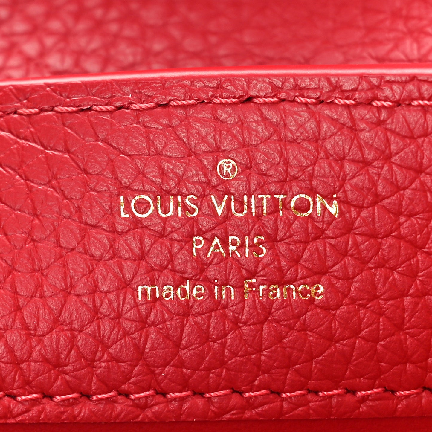 Taurillon Mini Capucines Scarlet