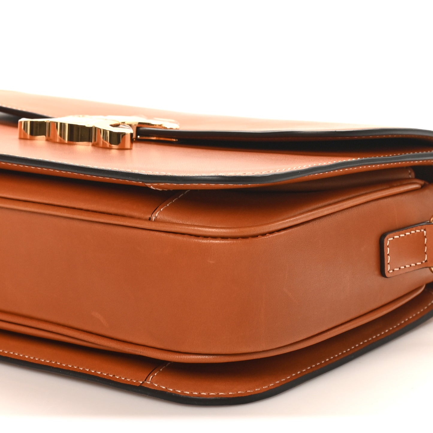 Natural Calfskin Medium Triomphe Tan