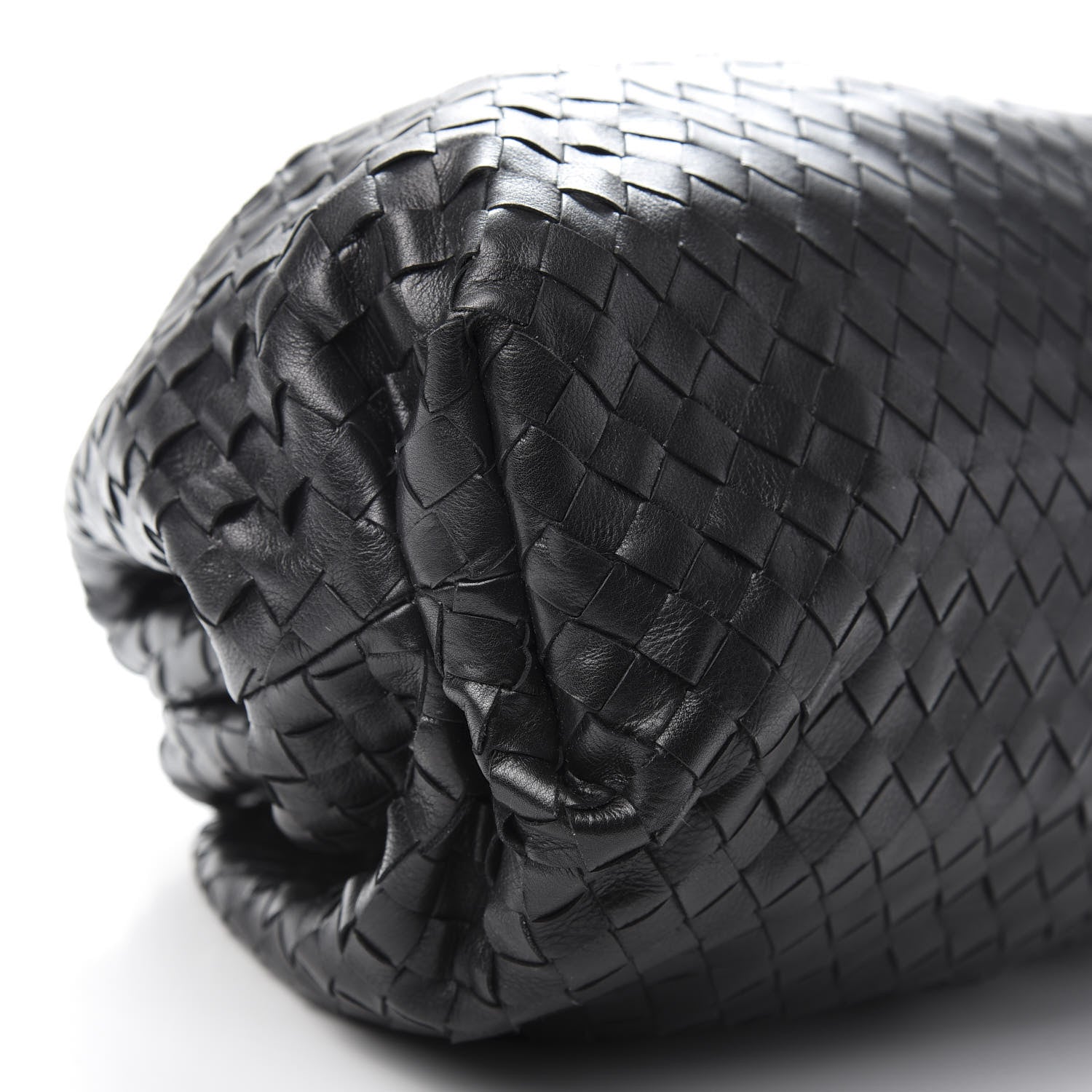 Bottega Veneta Nappa Maxi Intreccio The Pouch Oversized Clutch Black 6 of 9