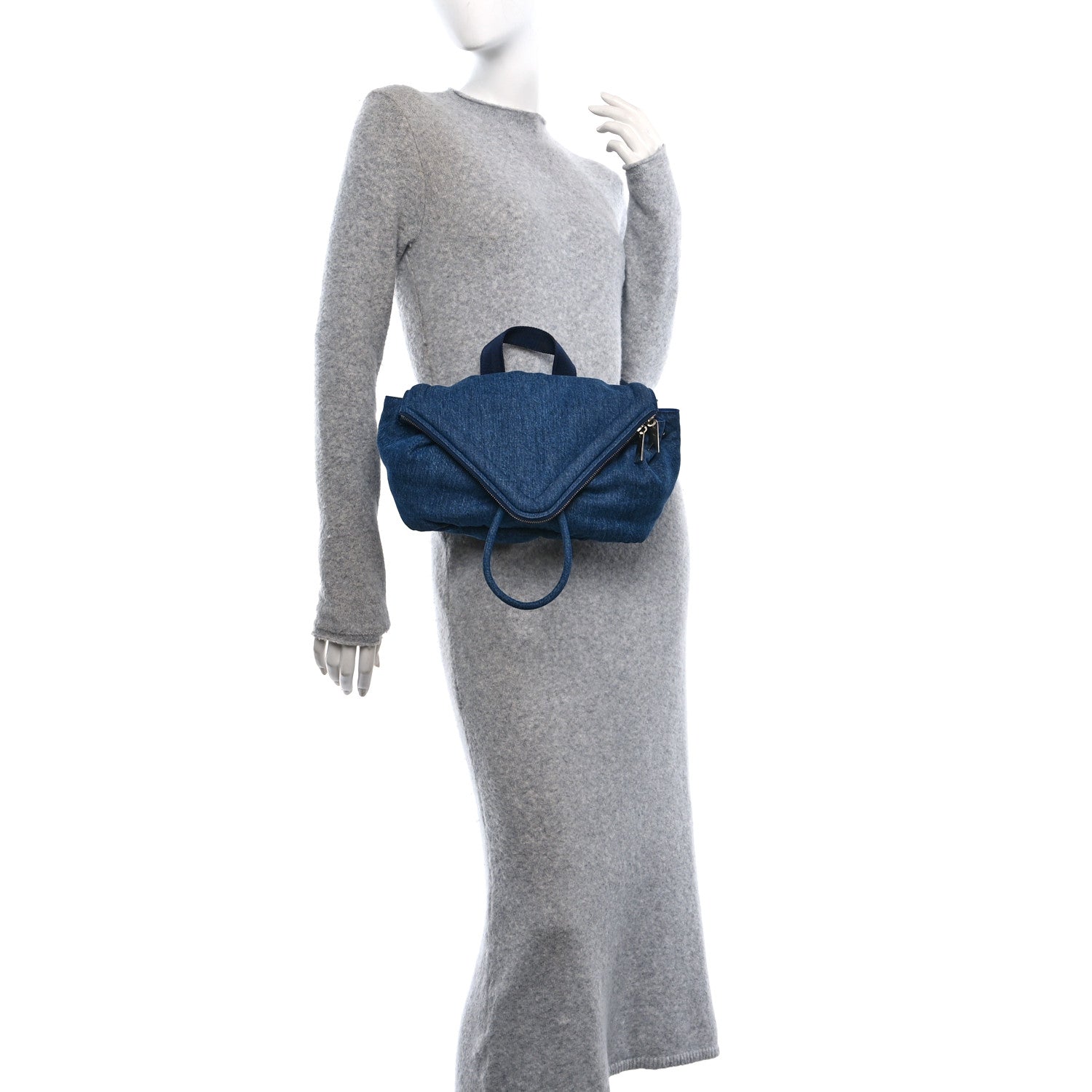 Bottega Veneta Denim Beak Belt Bag Blue 3 of 10