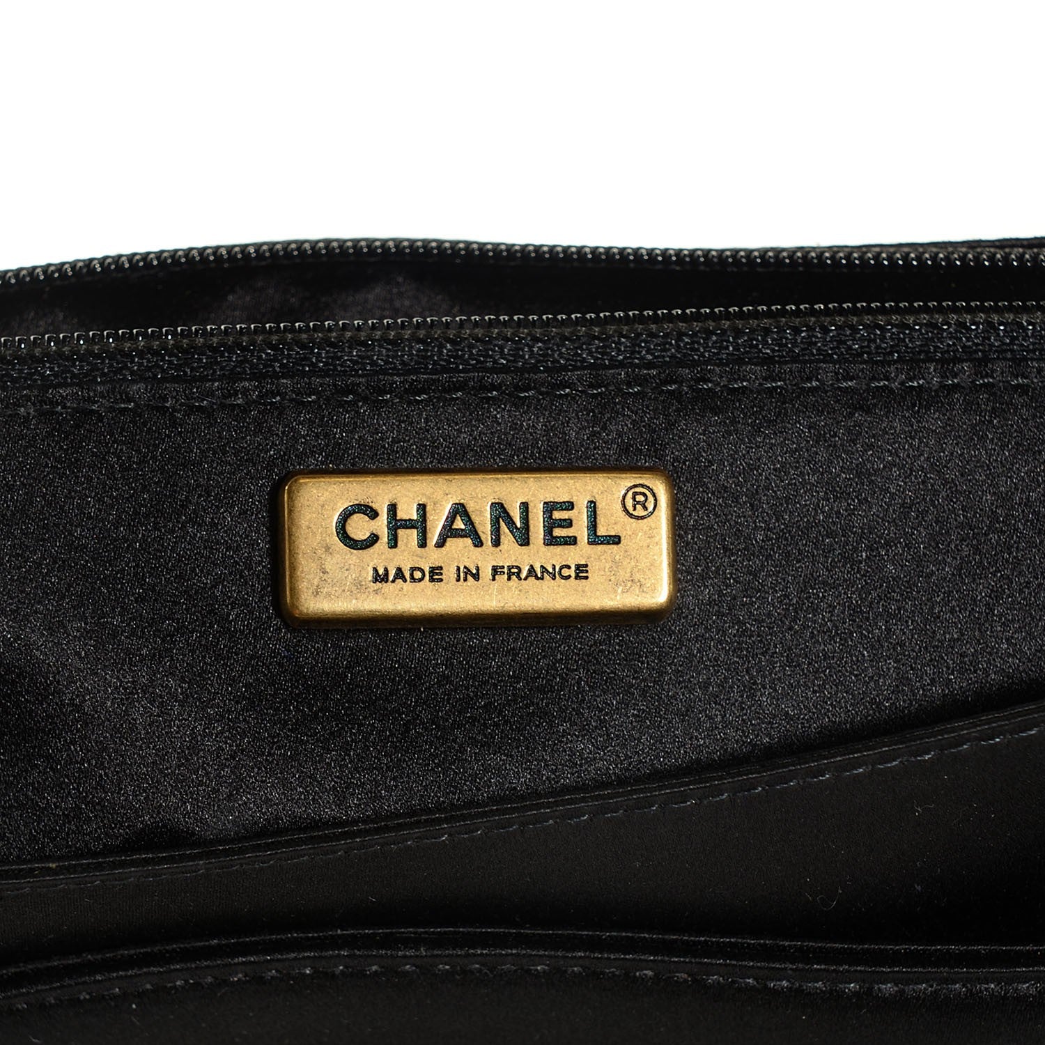 Chanel Satin Gripoix Paris Byzance 2.55 Reissue 225 Flap Black 7 of 8