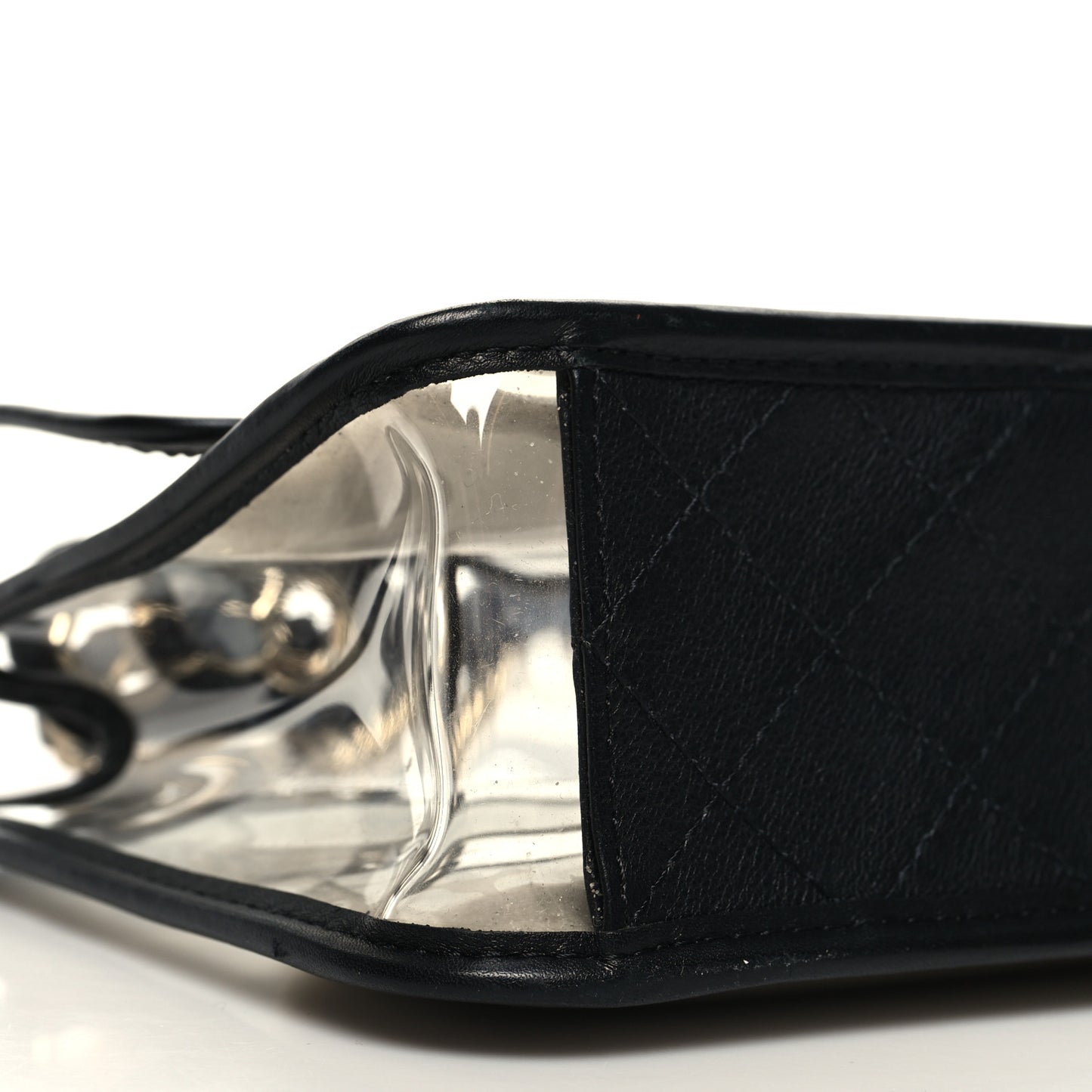 Lambskin PVC Medium Sand By The Sea Flap Black
