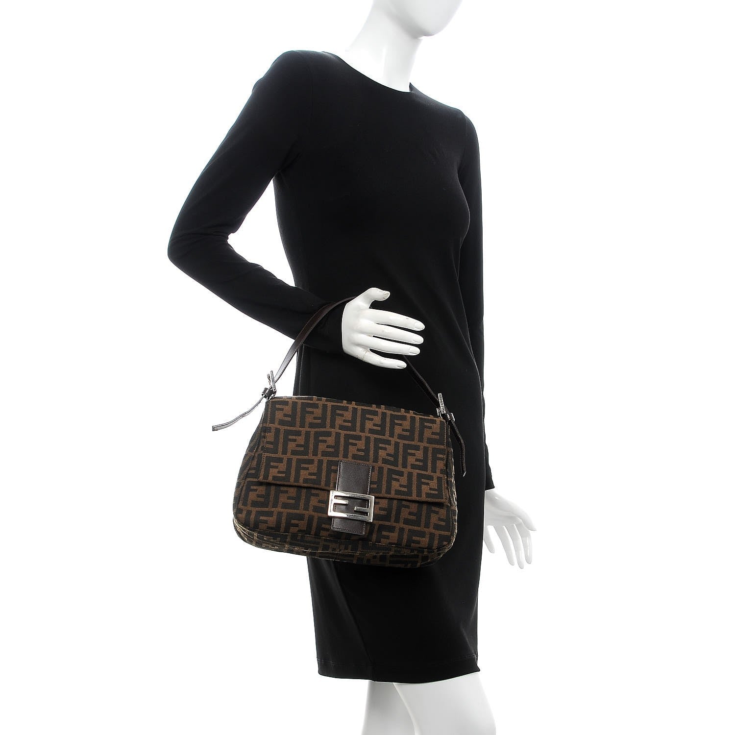 Fendi Zucca Mama Baguette Tobacco 2 of 6