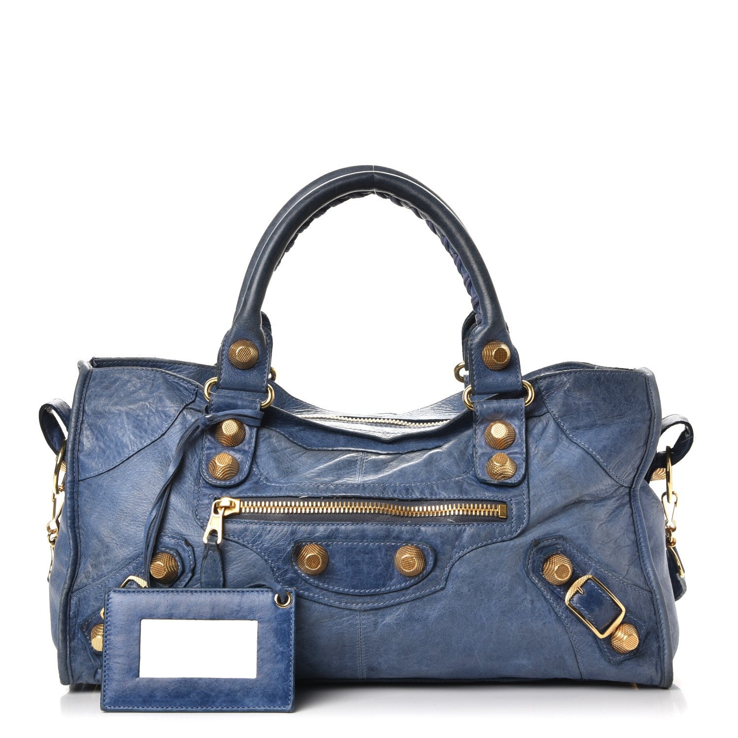 Balenciaga Chevre Giant 21 Gold Hardware Part Time Ocean 1 of 11