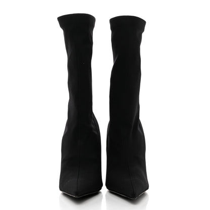 Balenciaga Jersey Crepe Round Toe Knife Booties 39 Black 2 of 7