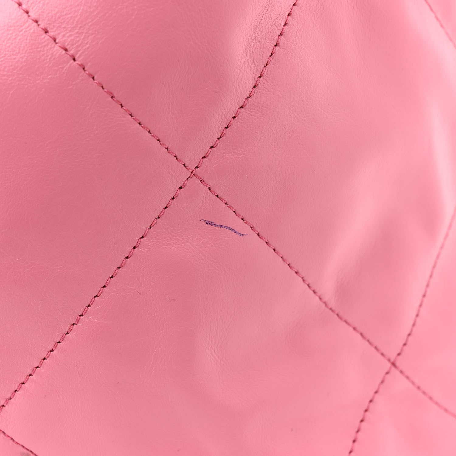 Chanel Shiny Calfskin Quilted Chanel 22 Drawstring Bag Pink 13 of 14