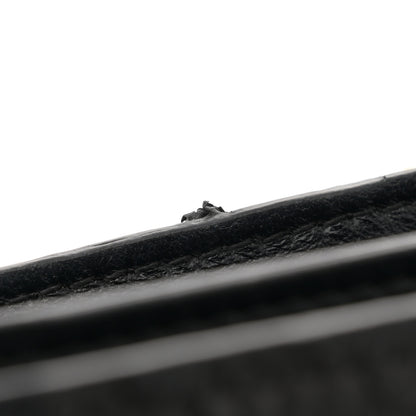 Celine Snakeskin Medium Classic Box Flap Bag Black 11 of 13