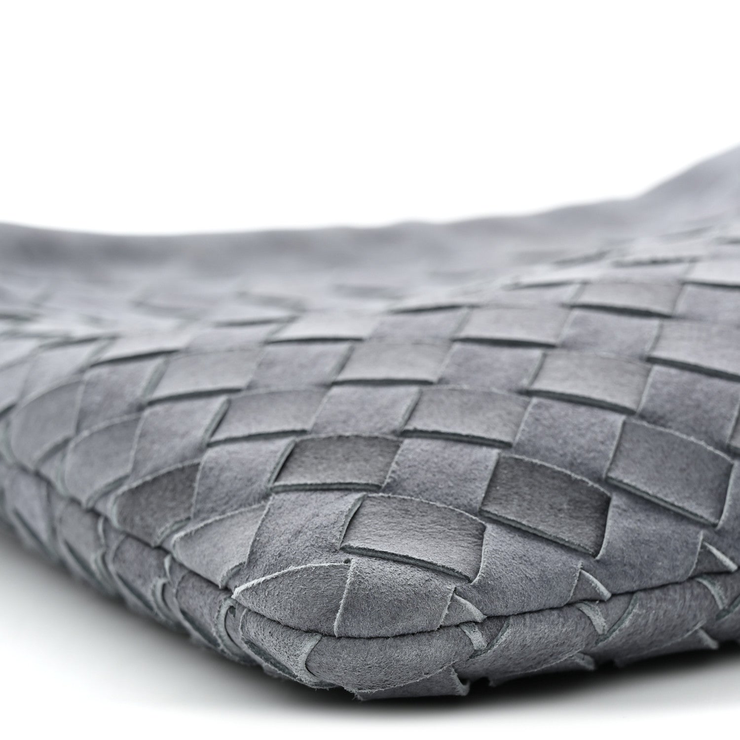 Bottega Veneta Suede Intrecciato Medium Dustbag Cloudy Indigo 9 of 10