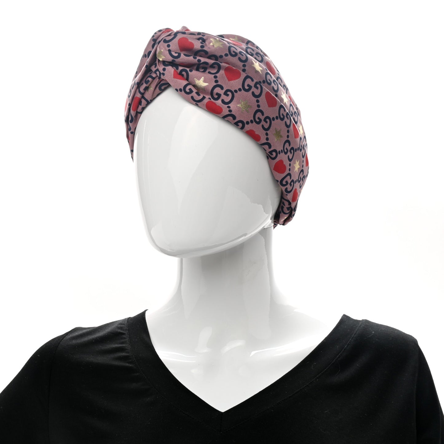 Silk GG Big Dimba Headband M Pink