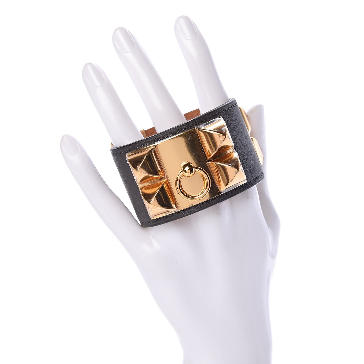 Hermes Swift Collier de Chien CDC Bracelet S Graphite 2 of 5