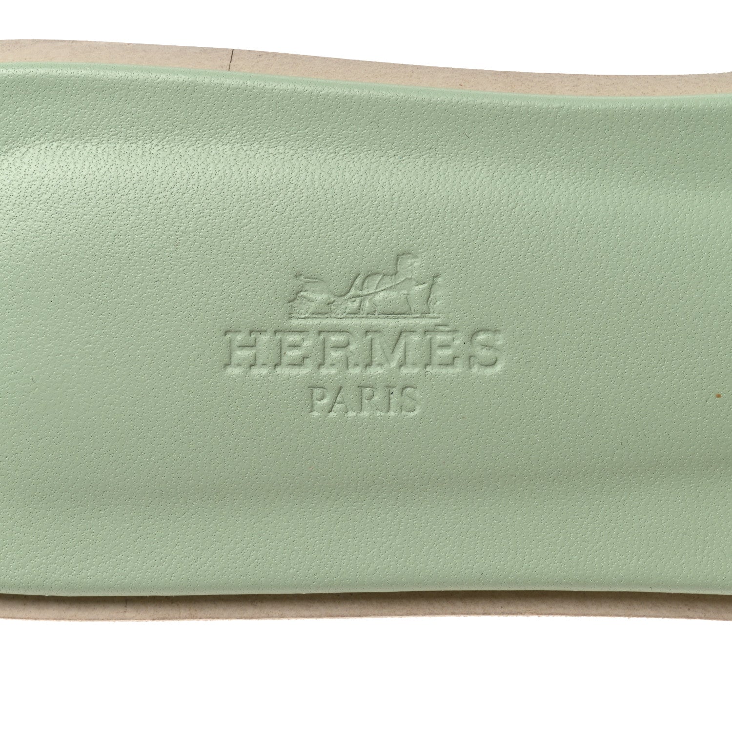 Hermes Epsom Oran Sandals 39 Vert Jade 7 of 8