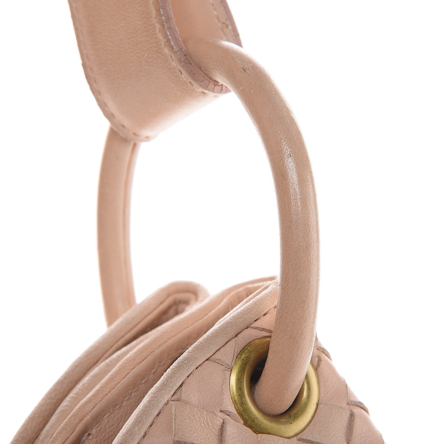 Nappa Intrecciato Duette Shoulder Bag Lotus