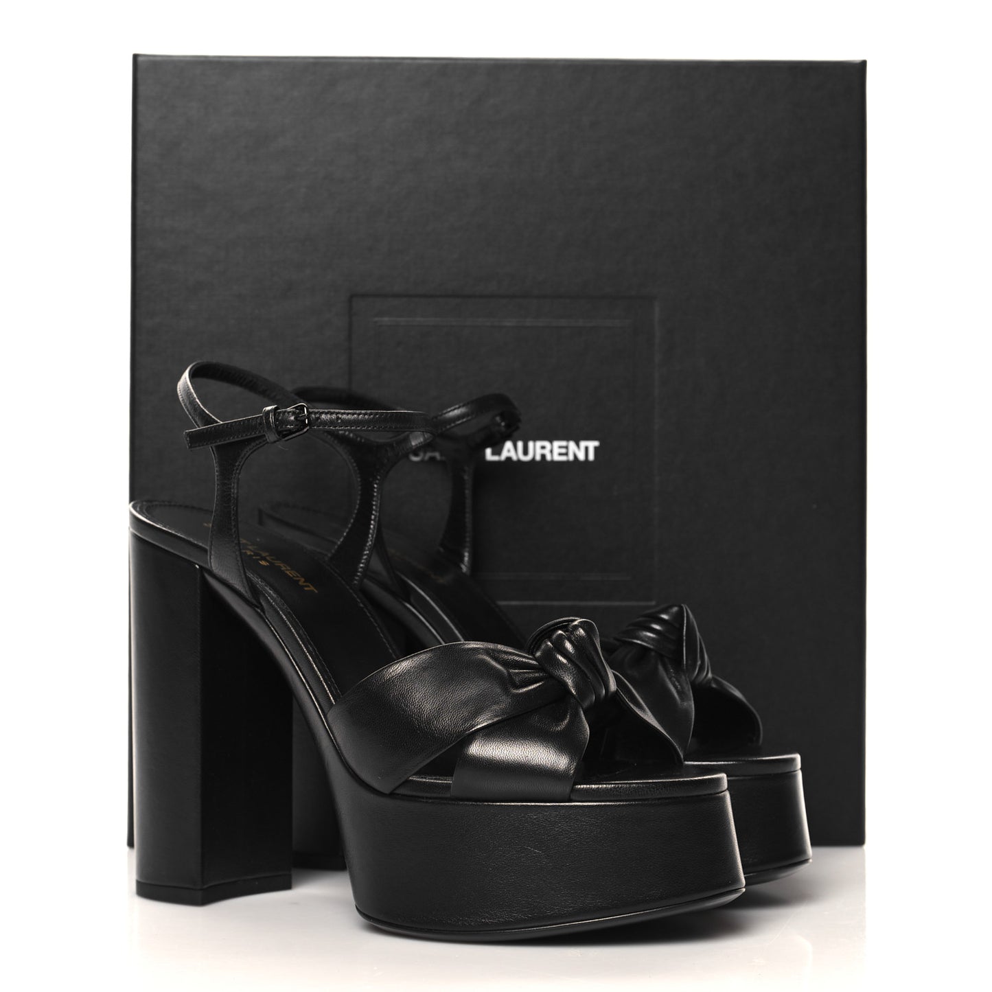 Vendome Bianca 85 Platform Sandals 39.5 Black