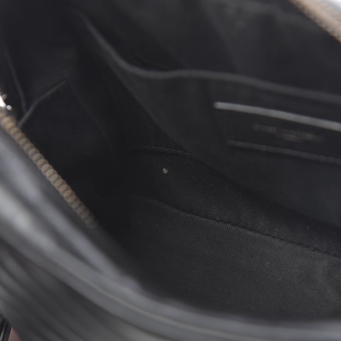 Calfskin Matelasse Monogram Lou Camera Bag Black