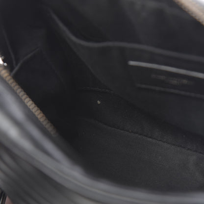 Saint Laurent Calfskin Matelasse Monogram Lou Camera Bag Black 10 of 15
