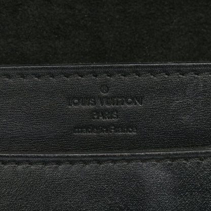 Louis Vuitton Calfskin Chain Louise GM Black 6 of 12