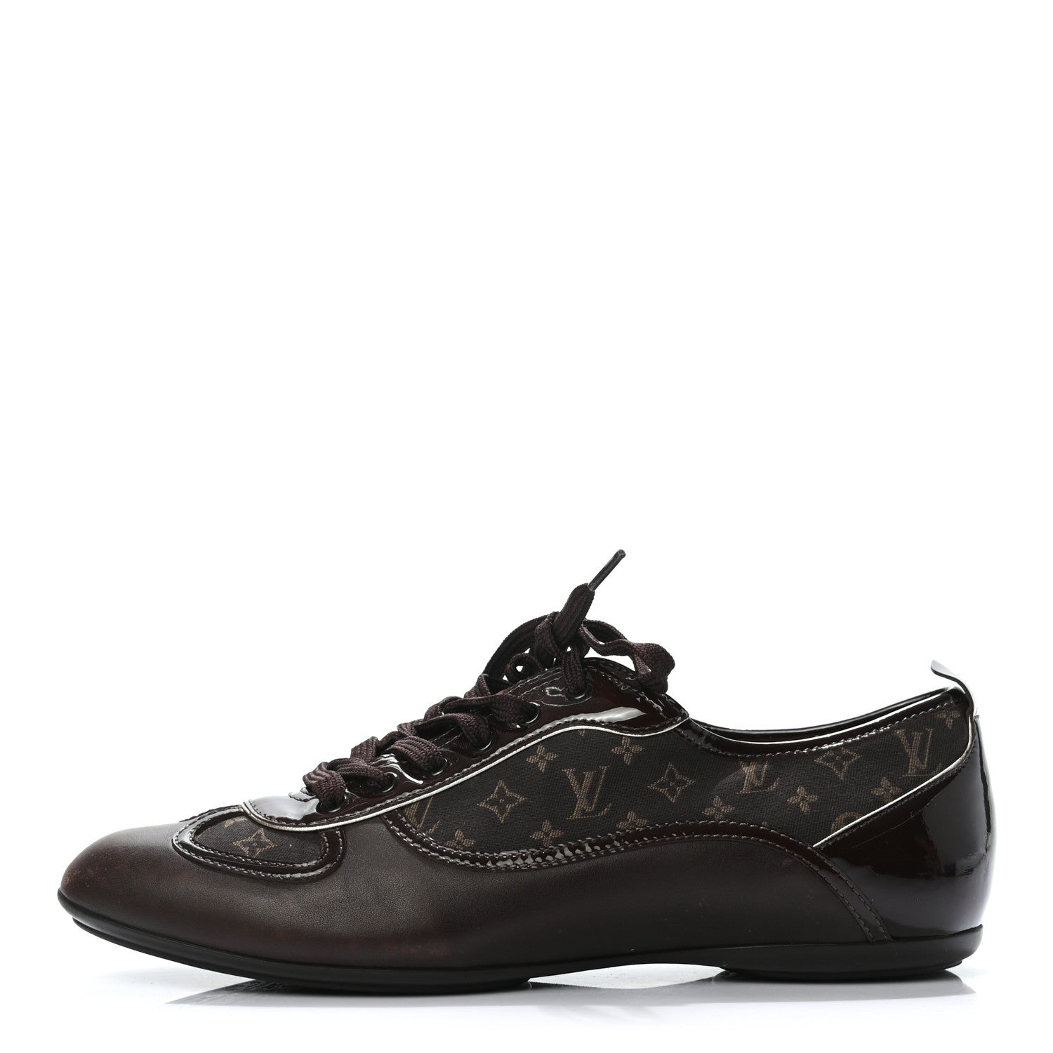 Louis Vuitton Patent Monogram Globe Trotter Sneakers 37 1 of 6