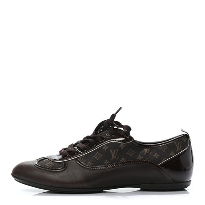 Louis Vuitton Patent Monogram Globe Trotter Sneakers 37 1 of 6