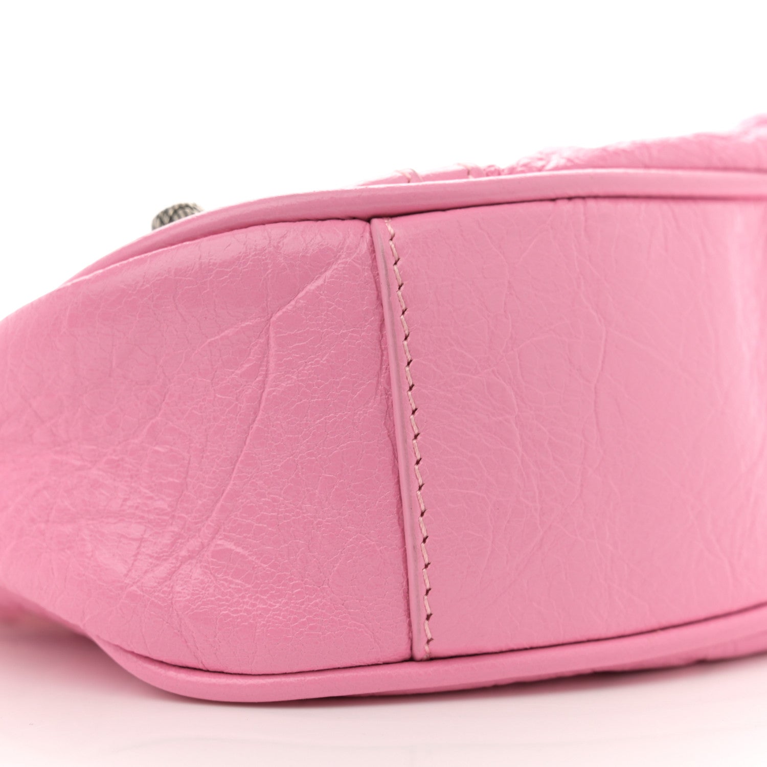 Balenciaga Agneau Arena Le Cagole Shoulder Bag XS Candy Pink 10 of 11