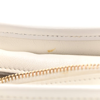 Chanel Aged Calfskin Quilted Small Gabrielle Hobo White 9 of 11