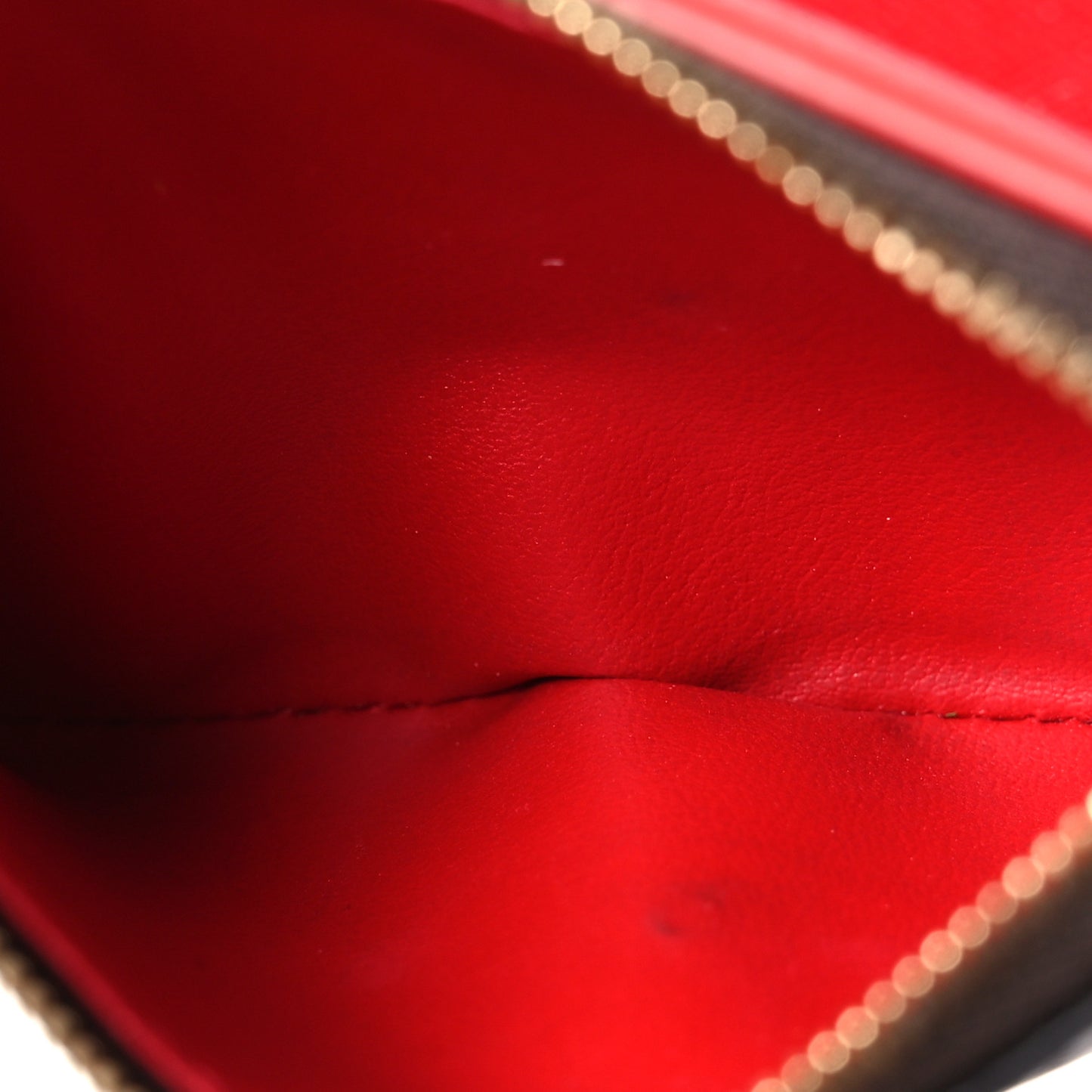 Damier Ebene Victorine Wallet Red