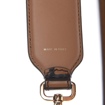 Fendi Calfskin FF 1974 Embossed Strap You Tobacco Black 5 of 5