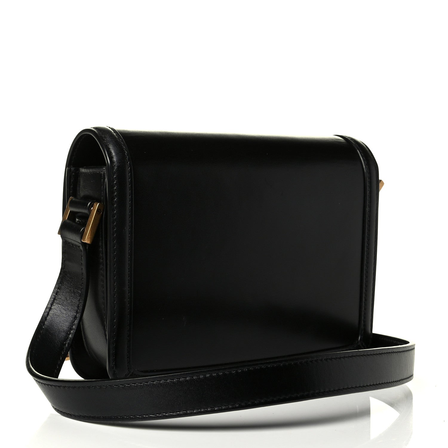 Saint Laurent Smooth Calfskin Small Solferino Satchel Black 2 of 5