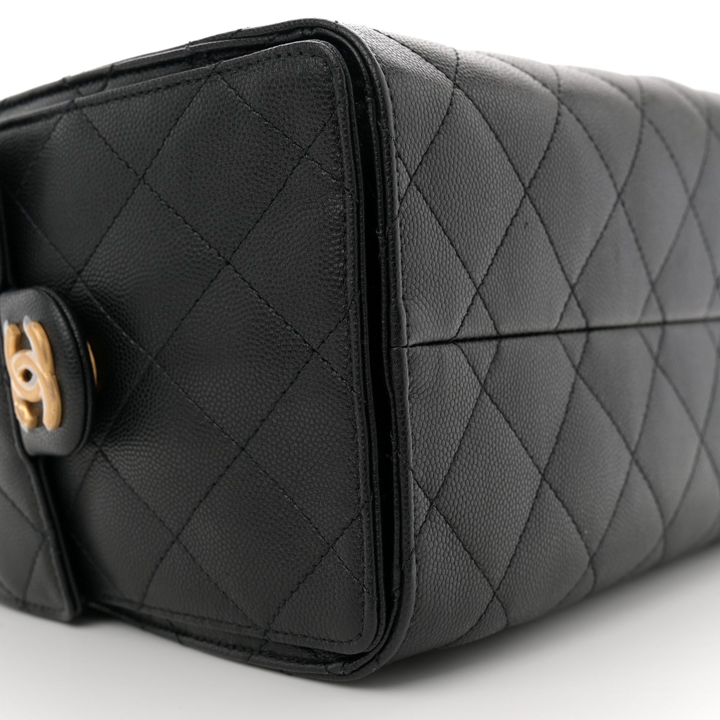 Caviar Quilted Small Chanel 25 Handbag Black