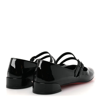 Christian Louboutin Patent Sweet Jane Flats 39 Black 5 of 11