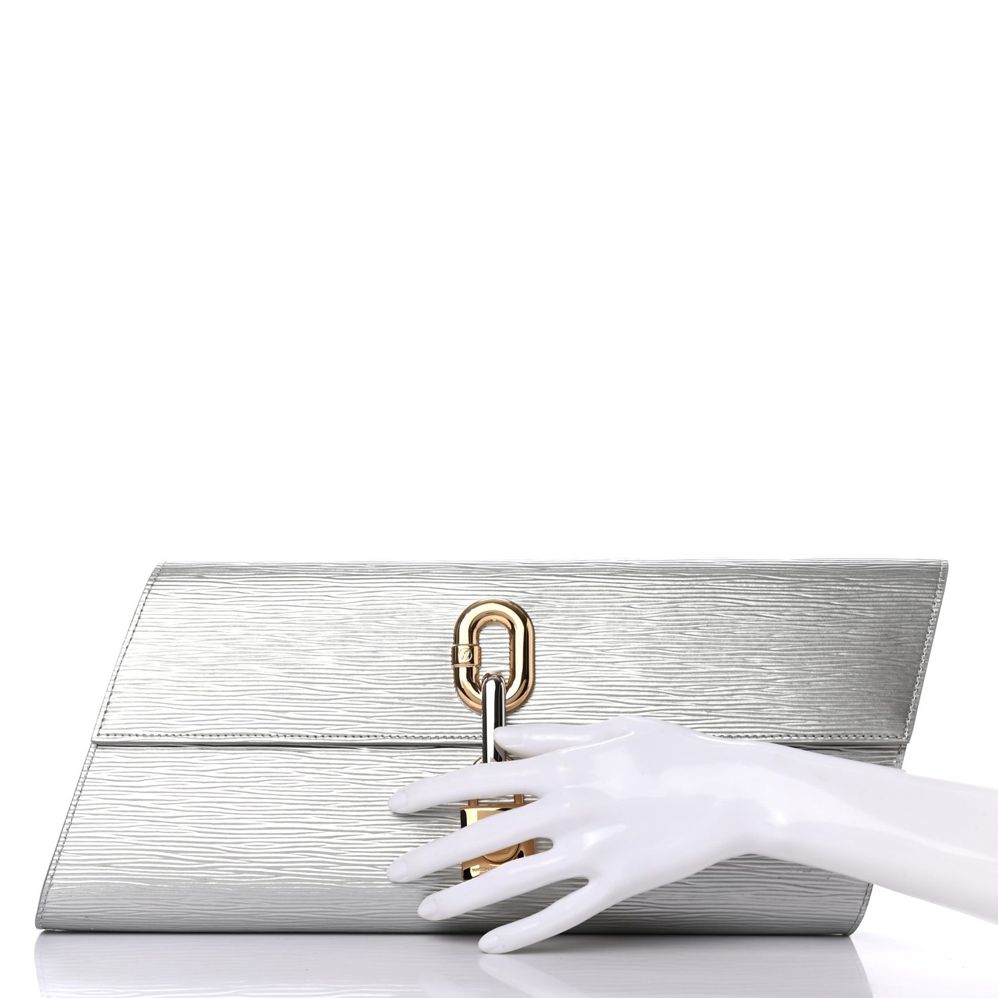 Epi Blade Clutch Silver