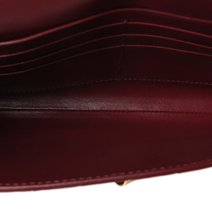 Bottega Veneta Nappa Intrecciato Long Andiamo Top Handle Clutch Barolo 5 of 10