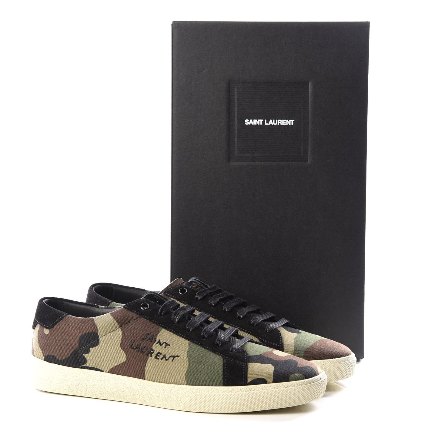 Canvas Camouflage Signa SL/06 Low Top Sneakers 43 Kaki