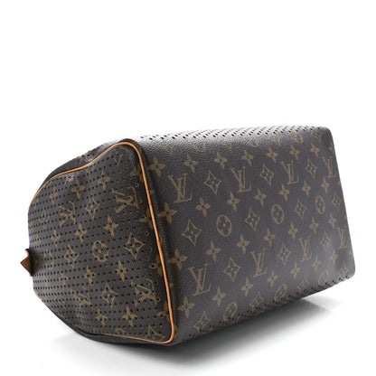 Louis Vuitton Monogram Perforated Speedy 30 Green 4 of 11
