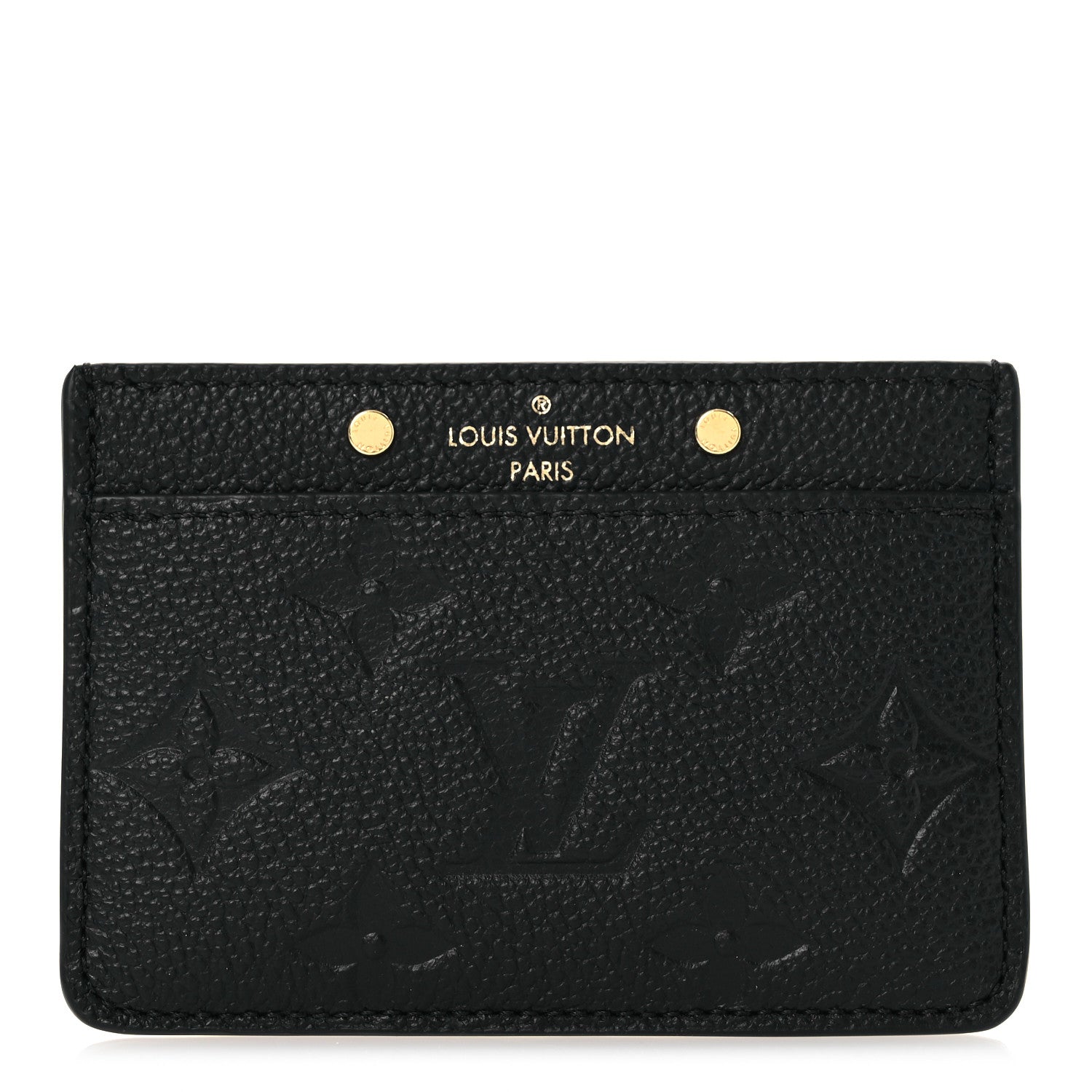 Louis Vuitton Empreinte Card Holder Black 1 of 8