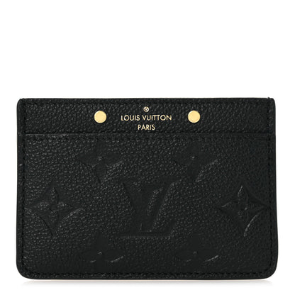 Louis Vuitton Empreinte Card Holder Black 1 of 8
