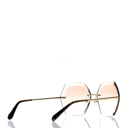 Chanel Round Sunglasses 71181 Gold Brown 4 of 4