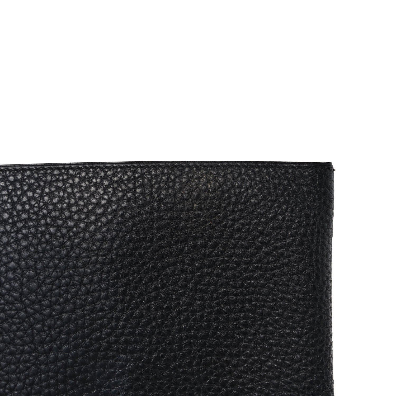 Hermes Taurillon Clemence Pochette Rio Black 7 of 7