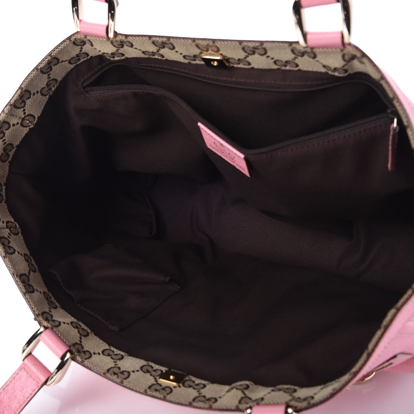 Leather Abbey Tote Iris Rose